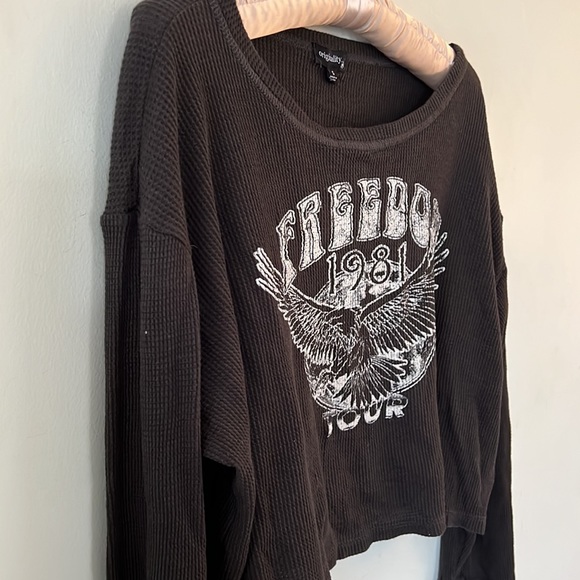 Originality Top /Cropped Freedom Tour 1981 Sz Small - Picture 5 of 8